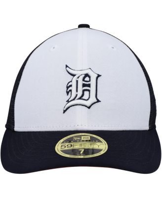 Men's White, Navy Detroit Tigers 2023 On-Field Batting Practice Low Profile 59FIFTY Fitted Hat