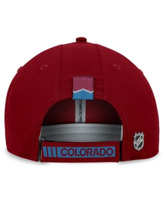 Men's Burgundy Colorado Avalanche Authentic Pro Rink Adjustable Hat