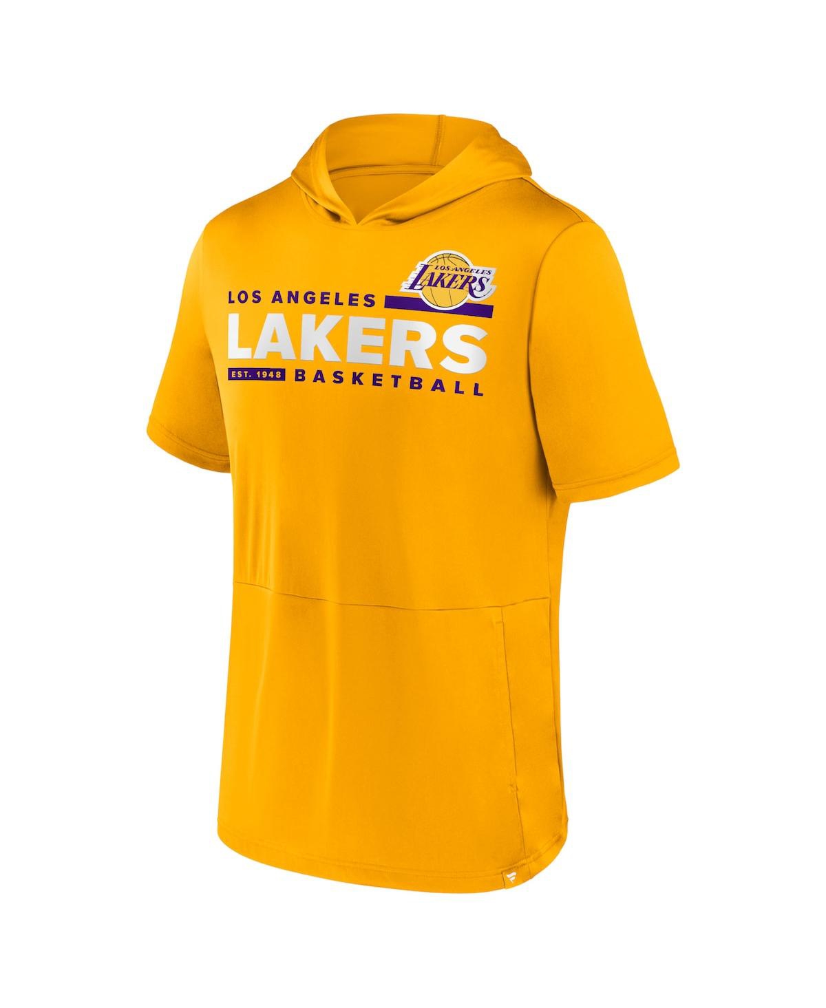 Men's FanaticsLos Angeles Lakers Possession Hoodie T-shirt - Gold