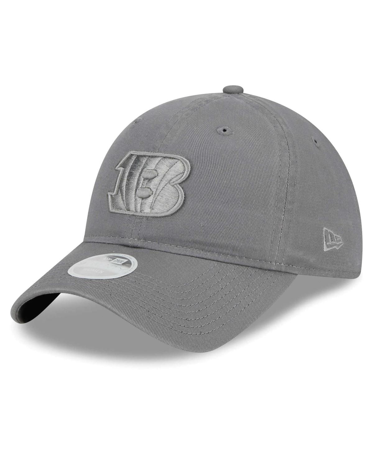 Shop New Era Women's  Gray Cincinnati Bengals Color Pack 9twenty Adjustable Hat
