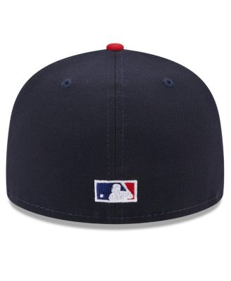 Men's Navy, Red Boston Red Sox On Deck 59FIFTY Fitted Hat
