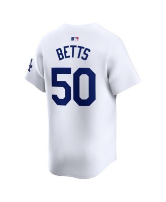 Men's Mookie Betts White Los Angeles Dodgers Home Limited Player Jersey
