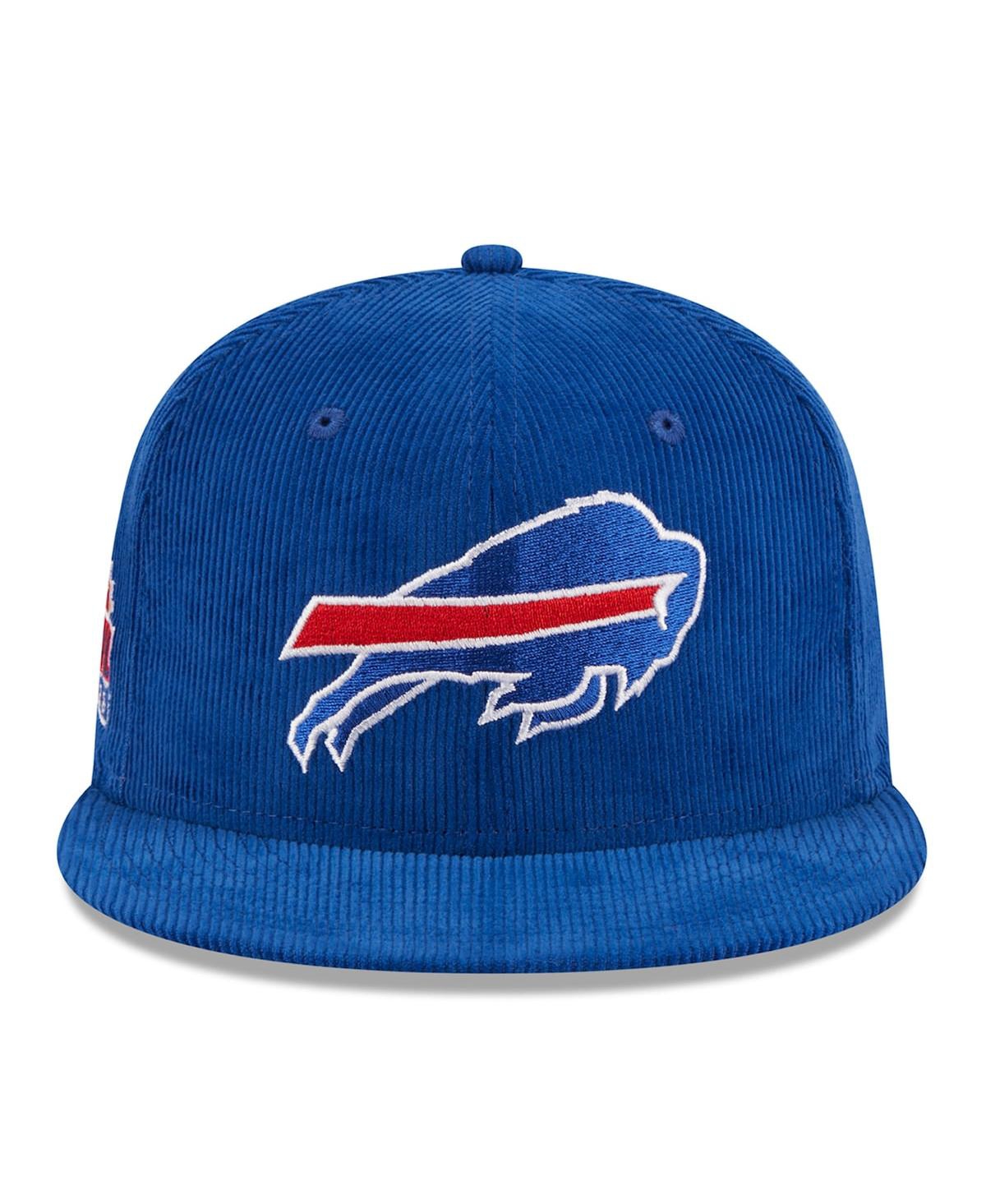 Men's New EraBuffalo Bills Throwback Cord 59FIFTY Fitted Hat - Royal