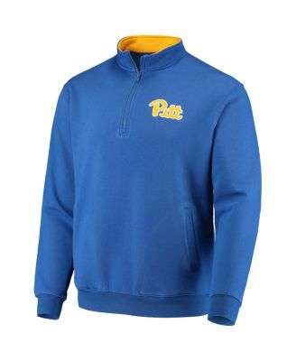 Men's Royal Pitt Panthers Tortugas Logo Quarter-Zip Jacket