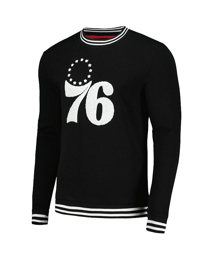 Stadium Essentials Men's Black Philadelphia 76ers Club Level Pullover ...