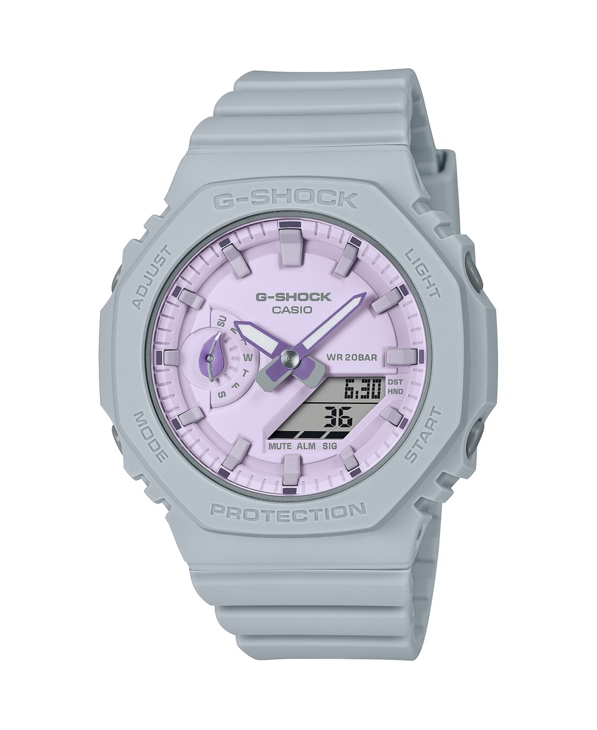 Women's Analog Digital Gray Resin Watch, 42.9mm, GMAS2100NC8A - Gray