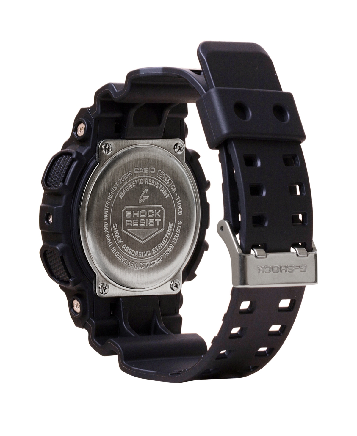 G-SHOCK MEN'S ANALOG DIGITAL BLACK RESIN WATCH, 51.2MM, GA110CD-1A2 