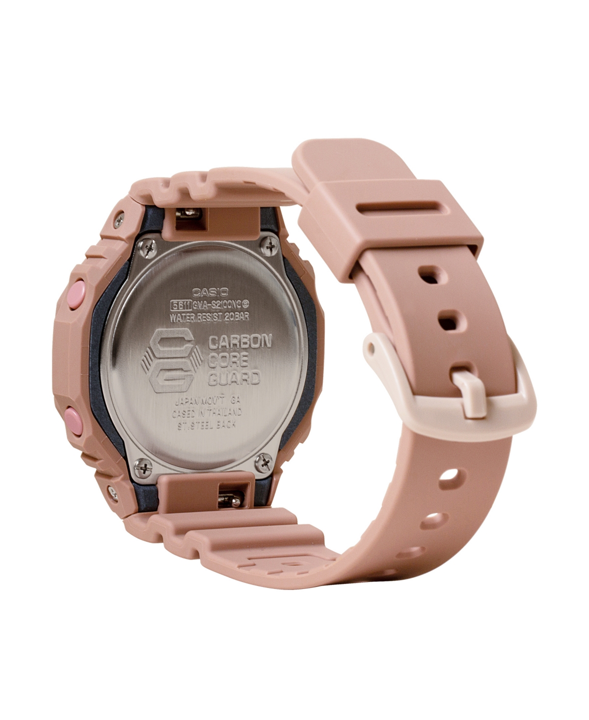Shop G-shock Women's Analog Digital Pink Resin Watch, 42.9mm, Gmas2100nc42