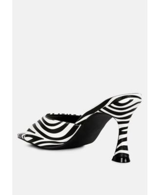 Women's Roblux Slip On Spool Heels Sandals