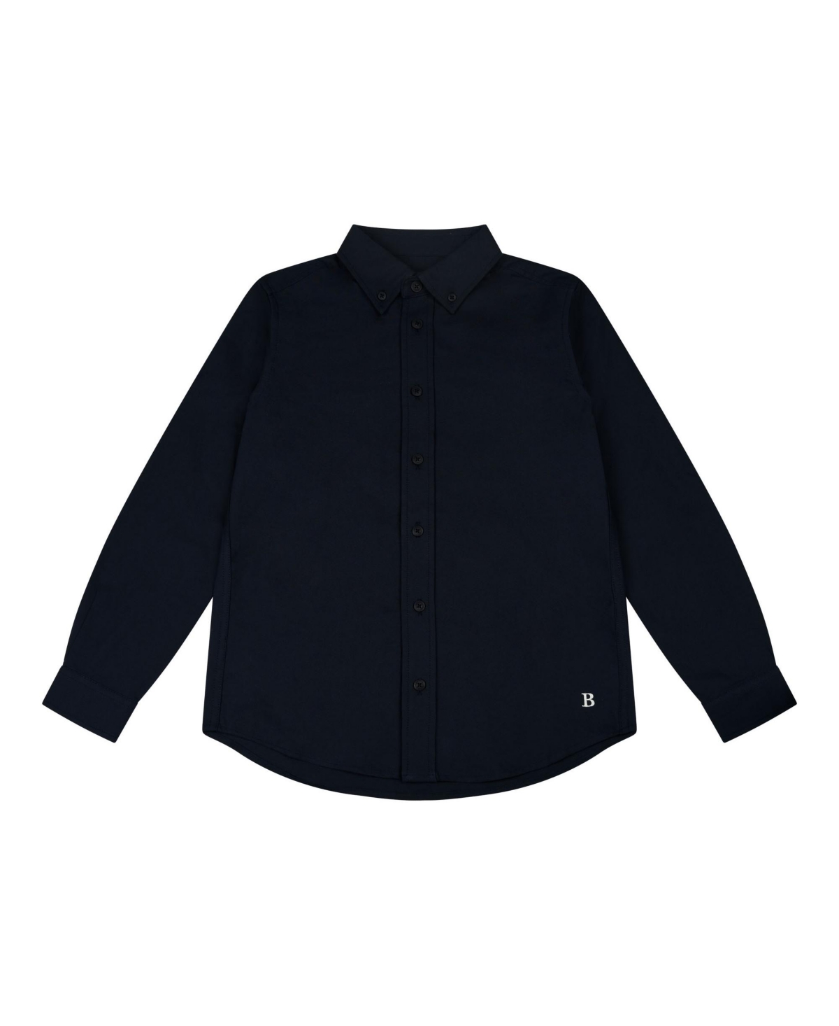 Brooks Brothers Kids' Big Boys Woven Long Sleeve Oxford Shirt In Navy