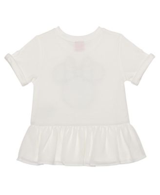 Toddler Girls Minnie Head Bow Short Sleeve Top and Leggings, 2 Piece Set