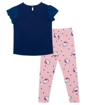 Toddler Girls Wink Short Sleeve Top and Legging Set
