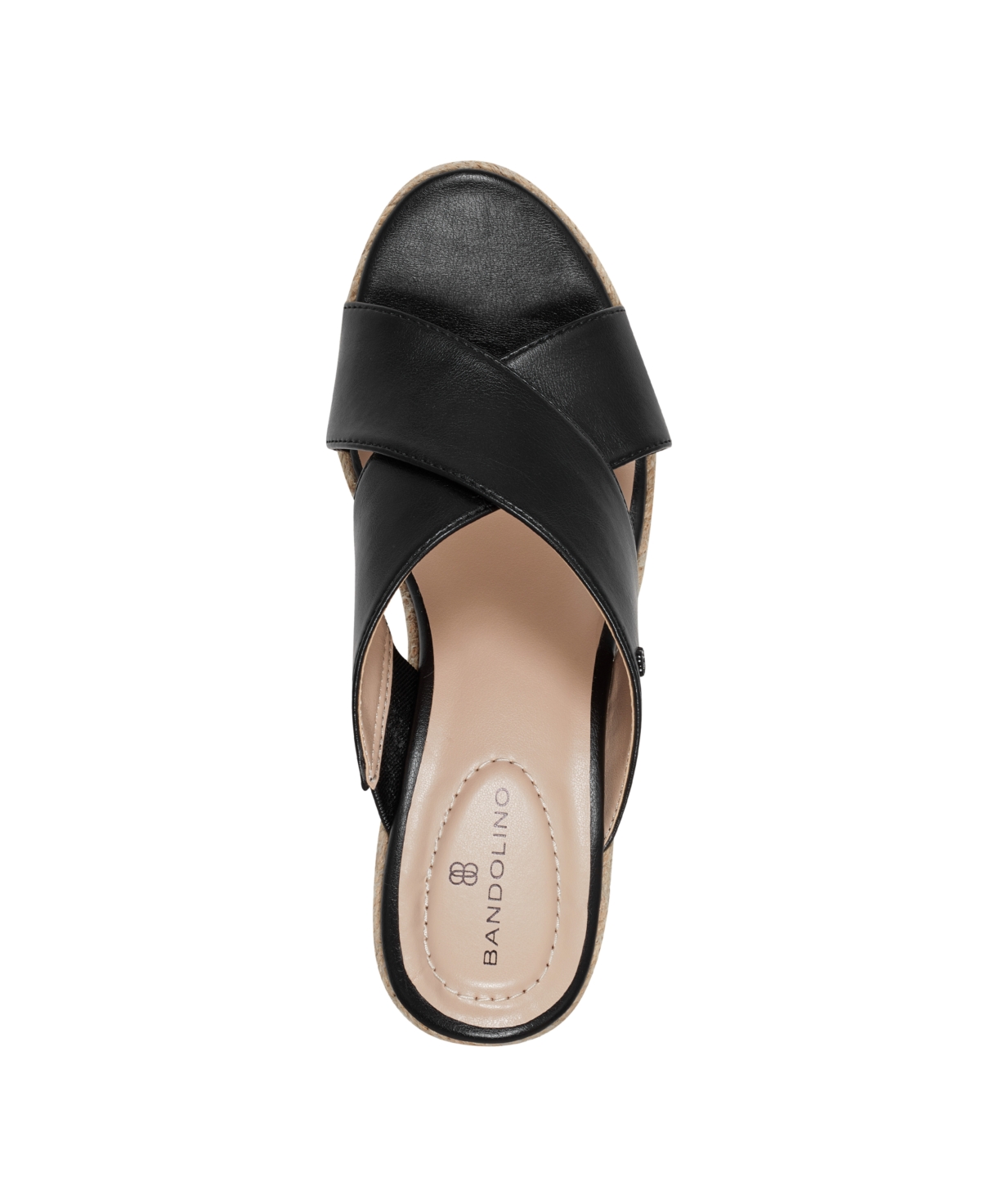 Bandolino Women's Kammie Espadrille Cross Strap Wedge Sandals