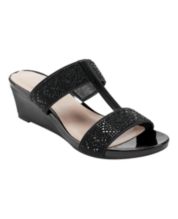 Macy's black clearance wedges