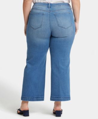 Plus Size Teresa Wide Leg Ankle Jeans