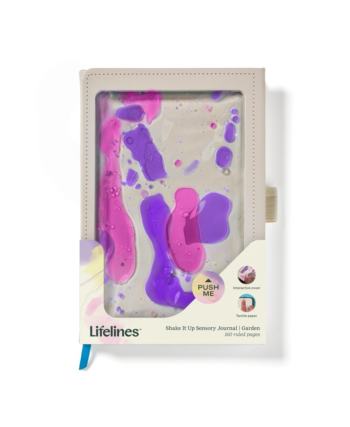 Shop Lifelines "shake It Up" Sensory Journal With Tactile Cover Embossed Paper In Multi Colored