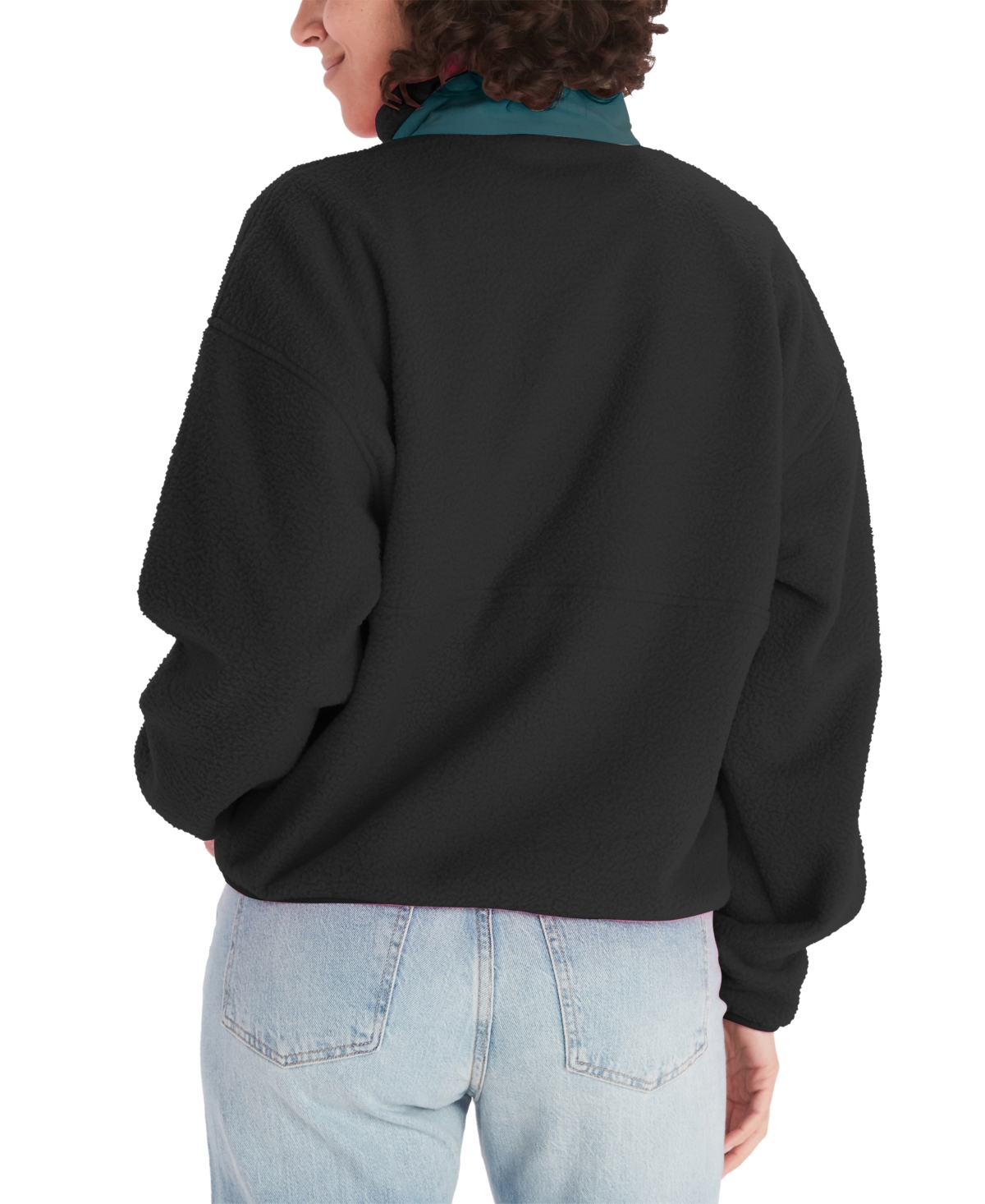 Marmot Women's '94 Sherpa Fleece Half-Zip Pullover -dark