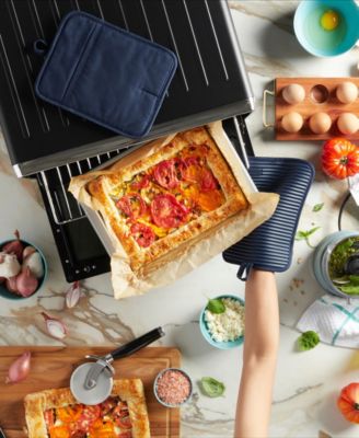 Ribbed Soft Silicone Pot Holder 2-Pack Set, 7" x 9"