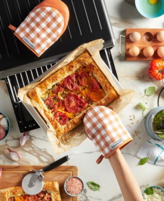 Gingham Mini Oven Mitt 2-Pack Set, 5.5" x 8"