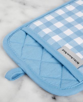 Gingham Pot Holder 2-Pack Set, 7" x 10"