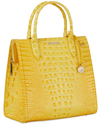 Brahmin handbags cheap satchel yellow