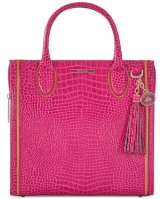 Brahmin - Caroline Paradise Pink Darlington Small Leather Satchel