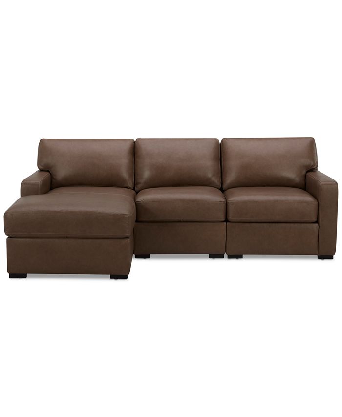 Mccallis Leather Chaise Sectionalnull