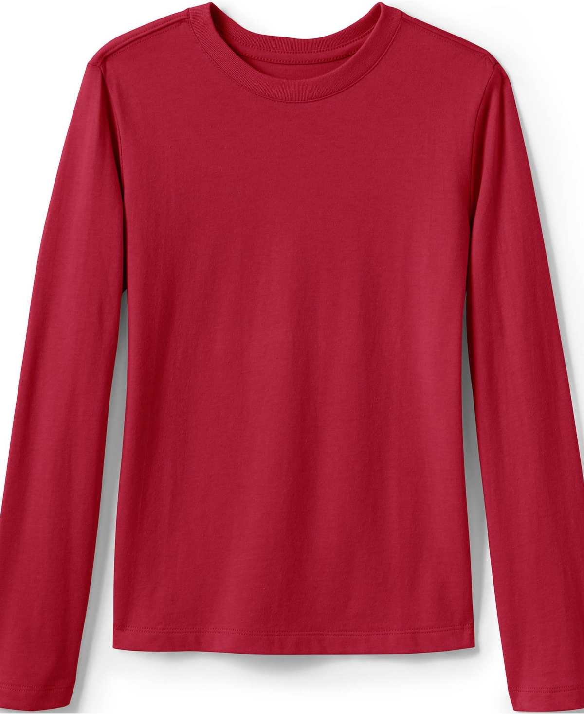 Lands' End Girls School Uniform Long Sleeve Essential T-shirt