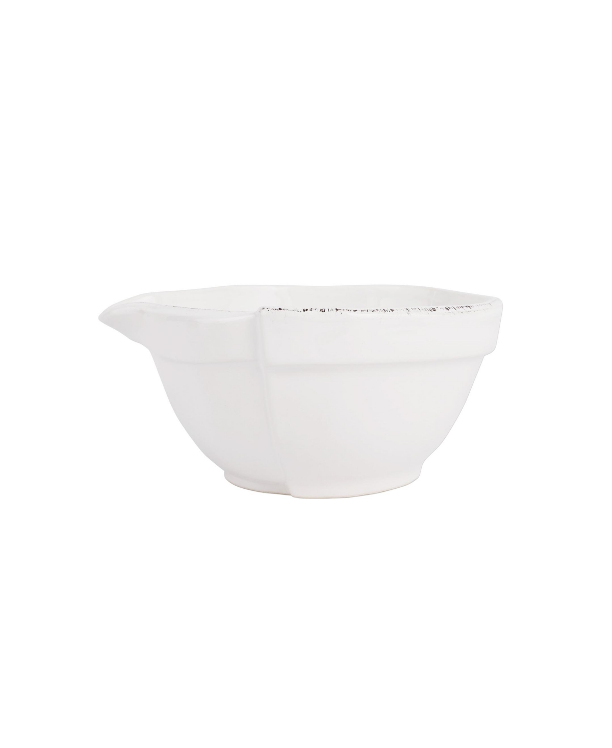 Vietri Lastra Small Mixing Bowl In White