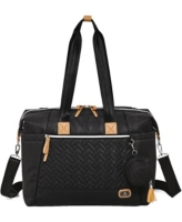 Dikaslon Diaper Bag Tote with Pacifier Case and Changing Pad Multifunction Baby Bag - Black