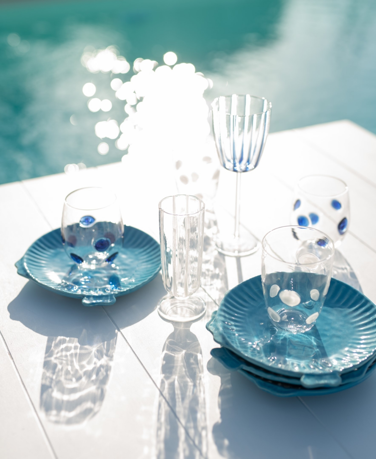 Vietri Pesce Serena Fish Dinner Plate In Aqua