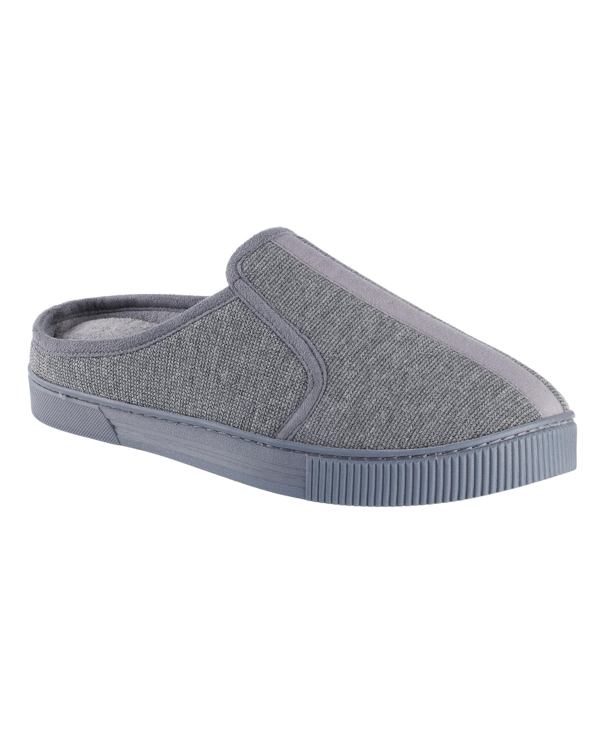 Men's Textured Knit Kai Clog Slippers with Gel-Infused Memory Foam - Dark Charcoal Heather