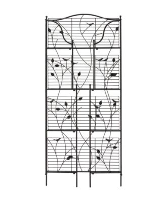 52" H 4-Tiered Rectangular Metal Shelf Plant Stand or Storage Rack