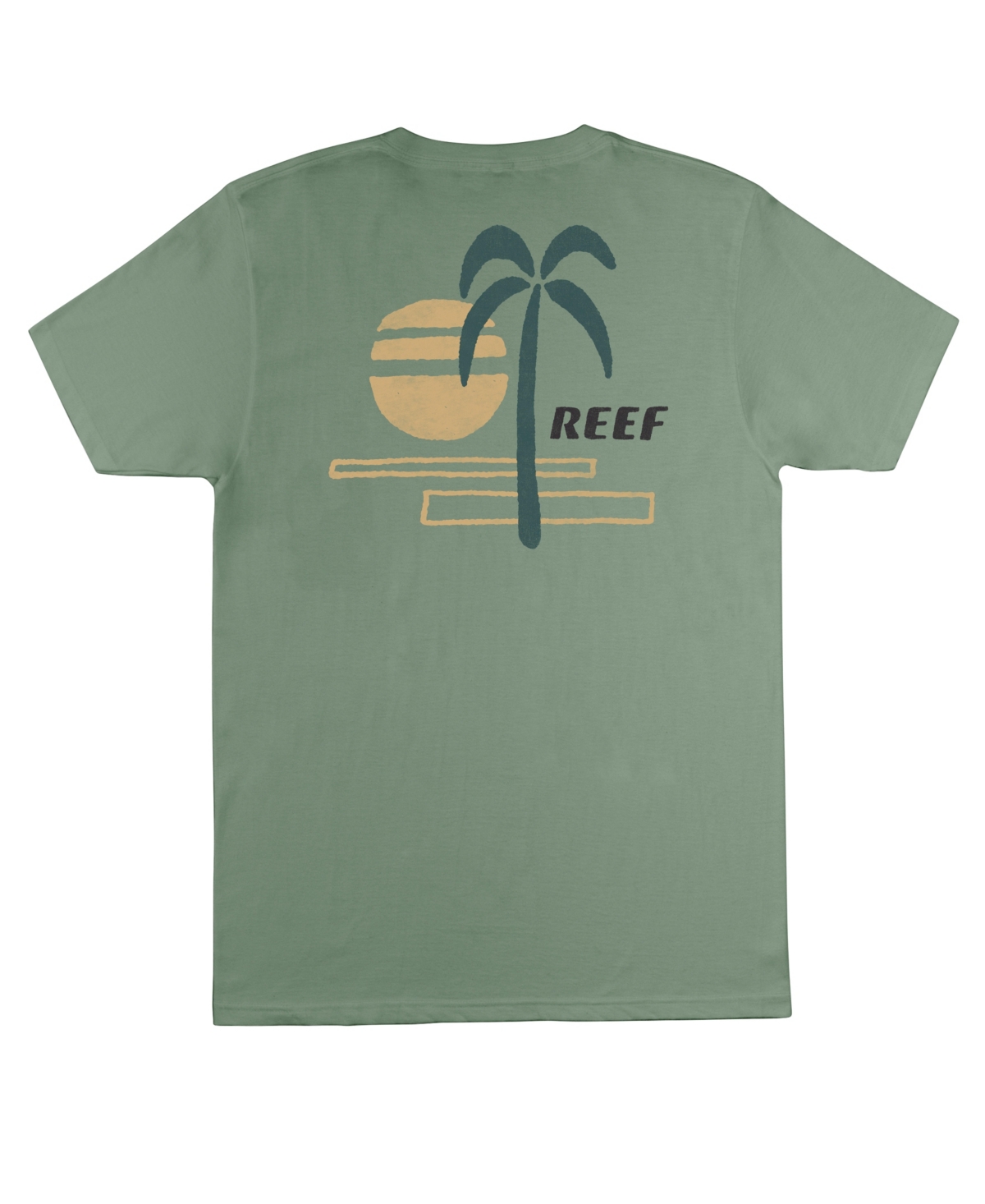 Reef Men's Fletcher Short Sleeve T-shirt In Canyon Green