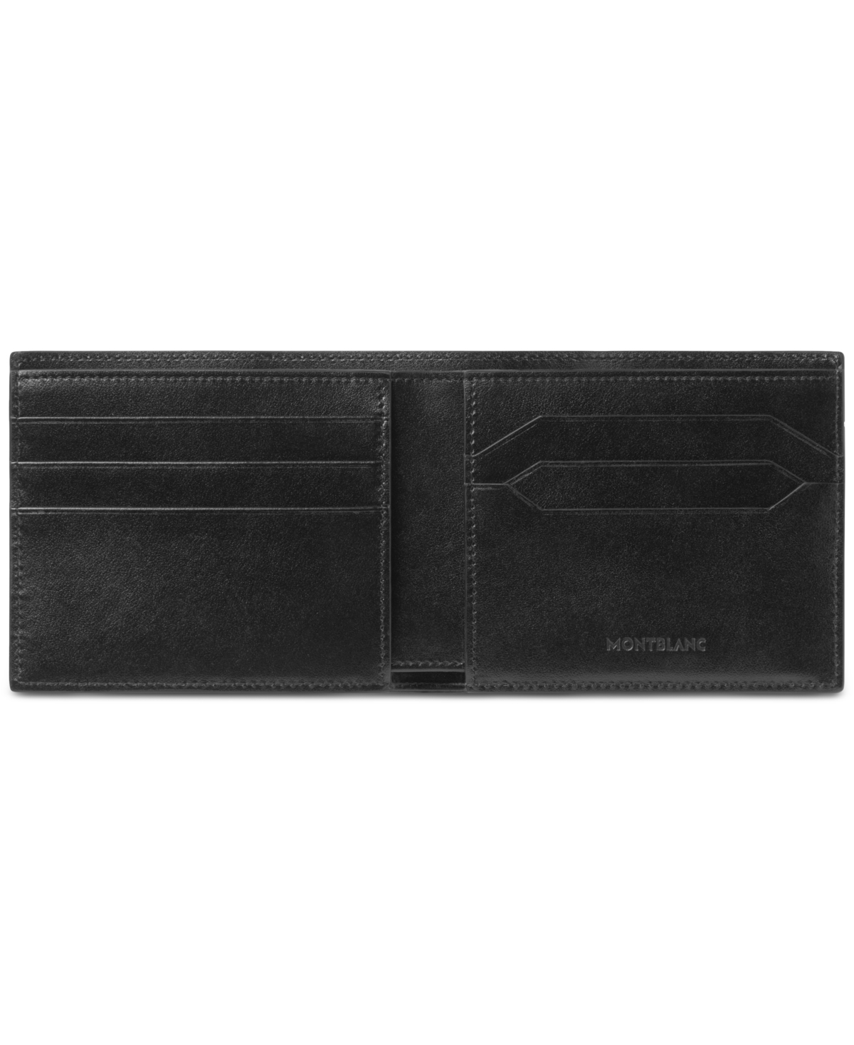 Montblanc Meisterstuck 6cc Leather Wallet In Black