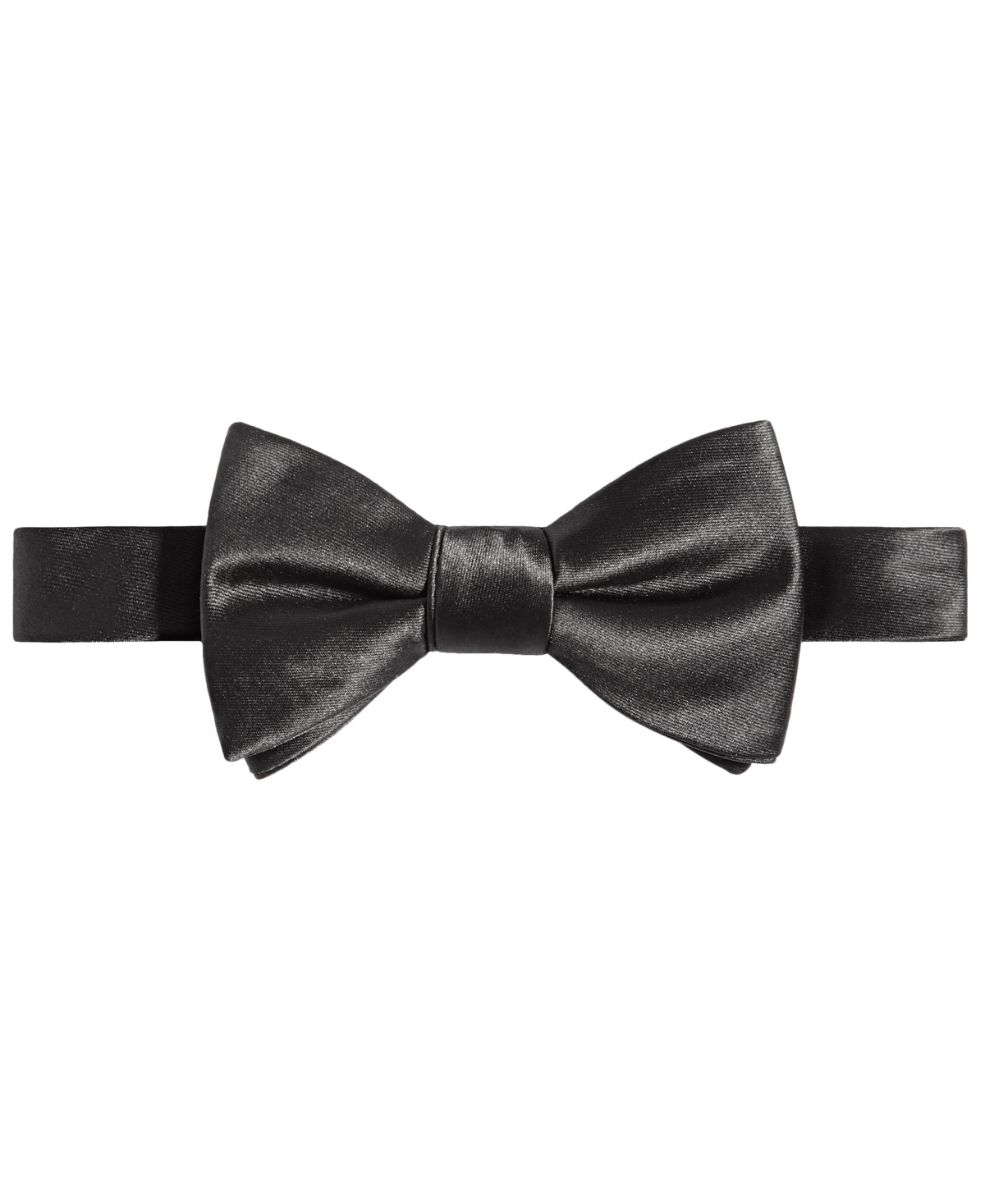 Men's Black & Gold Solid Bow Tie - Gold