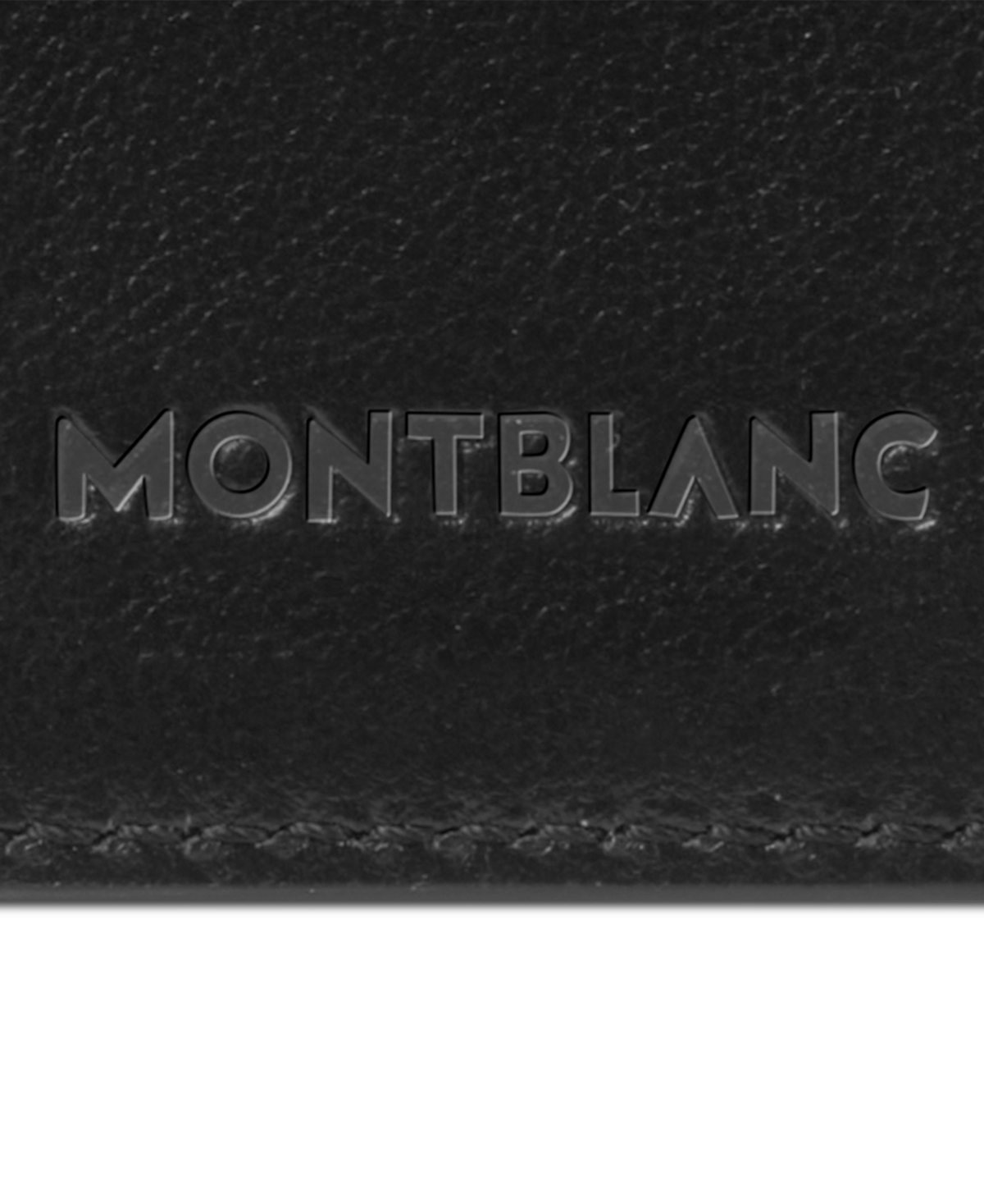 Montblanc Meisterstuck 4cc Soft Leather Card Holder In Black