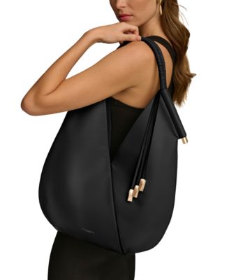 Baldwin Large Shoulder with Leather Wrapped Rounded Handle