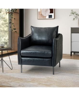 Hope Comfy Living Room Armchair with Metal Legs