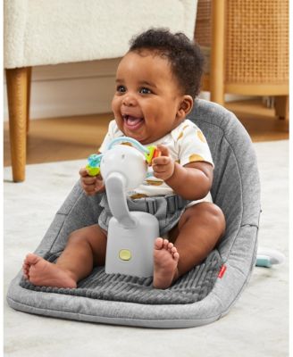 Cloud Upright Baby Boys or Baby Girls Silver-Tone Lining Activity Floor Seat