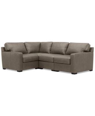 Radley 101" 4-Pc. Leather Corner Sectional