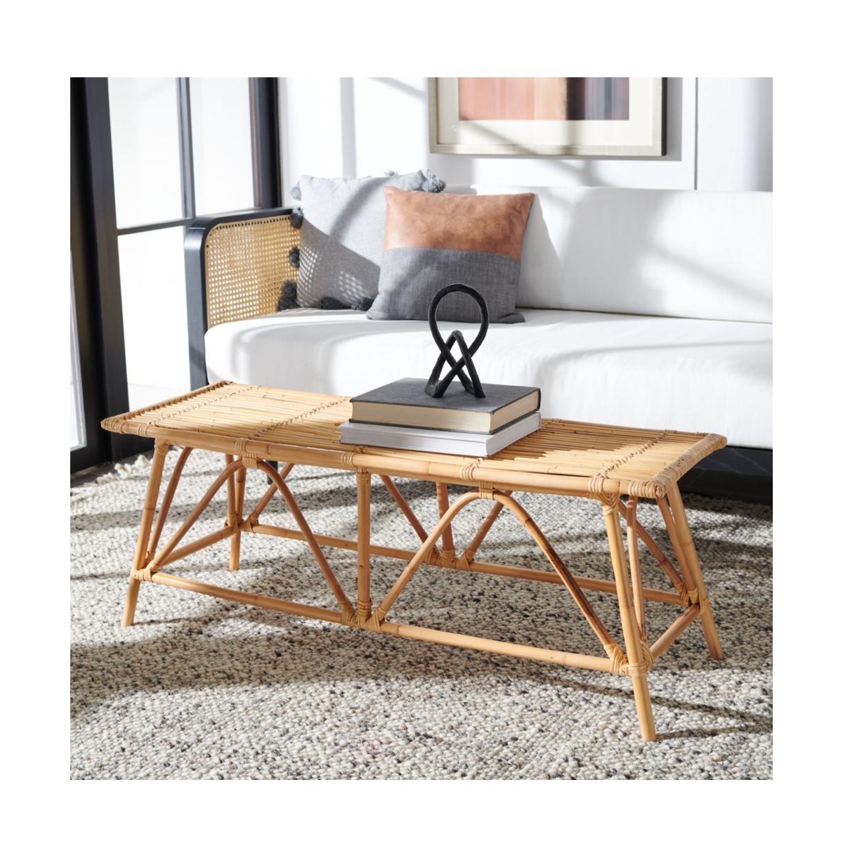 Montgomery Rattan Coffee Table