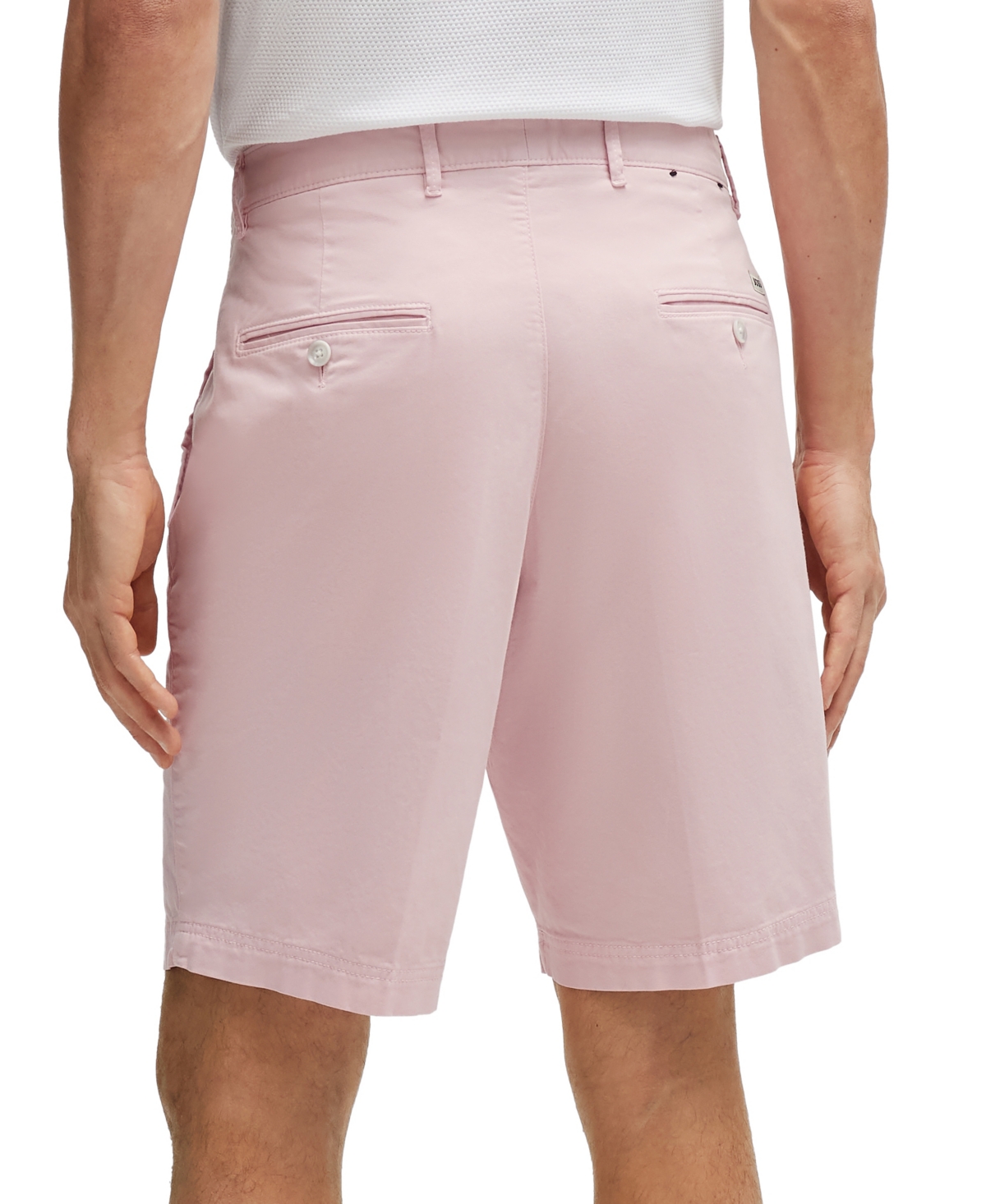 Boss by Hugo Boss Men's Slim-Fit Shorts - Pastel Pink