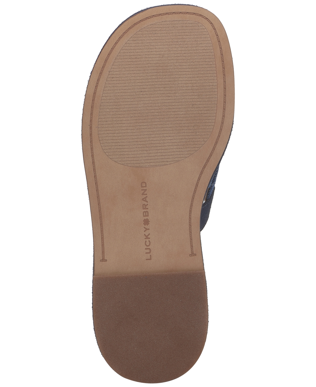 Shop Lucky Brand Women's Ulrich Strappy Woven Flatform Wedge Sandals In Desert Taupe