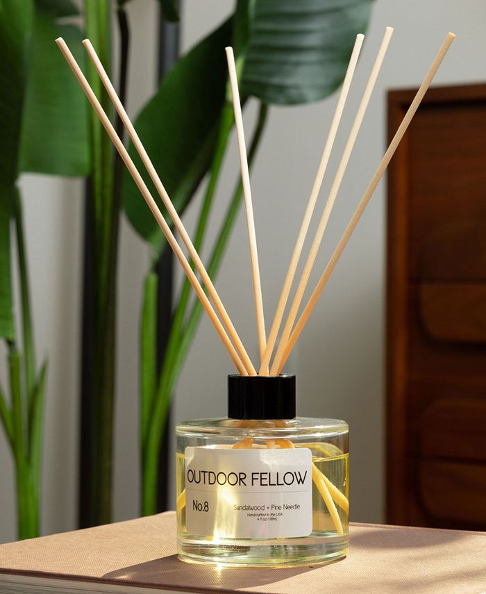 Outdoor Fellow Sandalwood and Pine Needle Reed Diffuser - Macy's