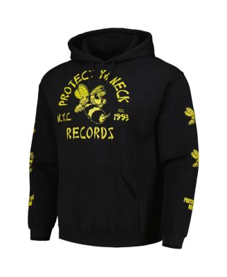 Philcos Men's Protect Ya Neck Records Black Graphic Pullover