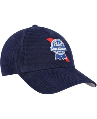 Men's Navy Pabst Blue Ribbon Roscoe Corduroy Adjustable Hat