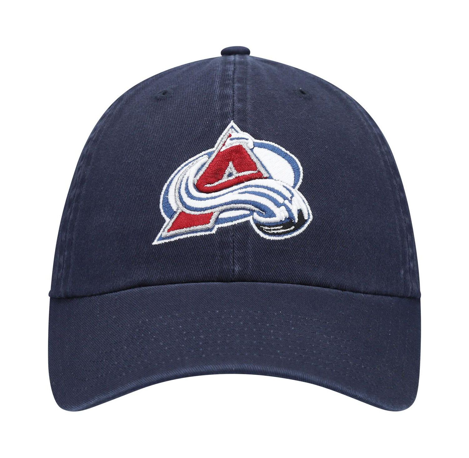 Men's Navy Colorado Avalanche Team Clean Up Adjustable Hat