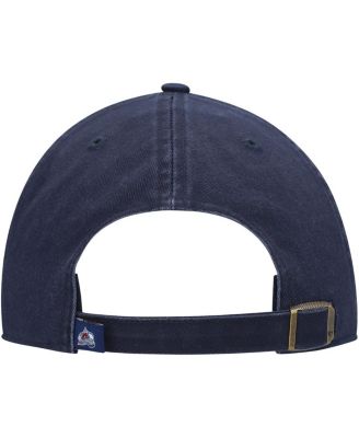 Men's Navy Colorado Avalanche Team Clean Up Adjustable Hat