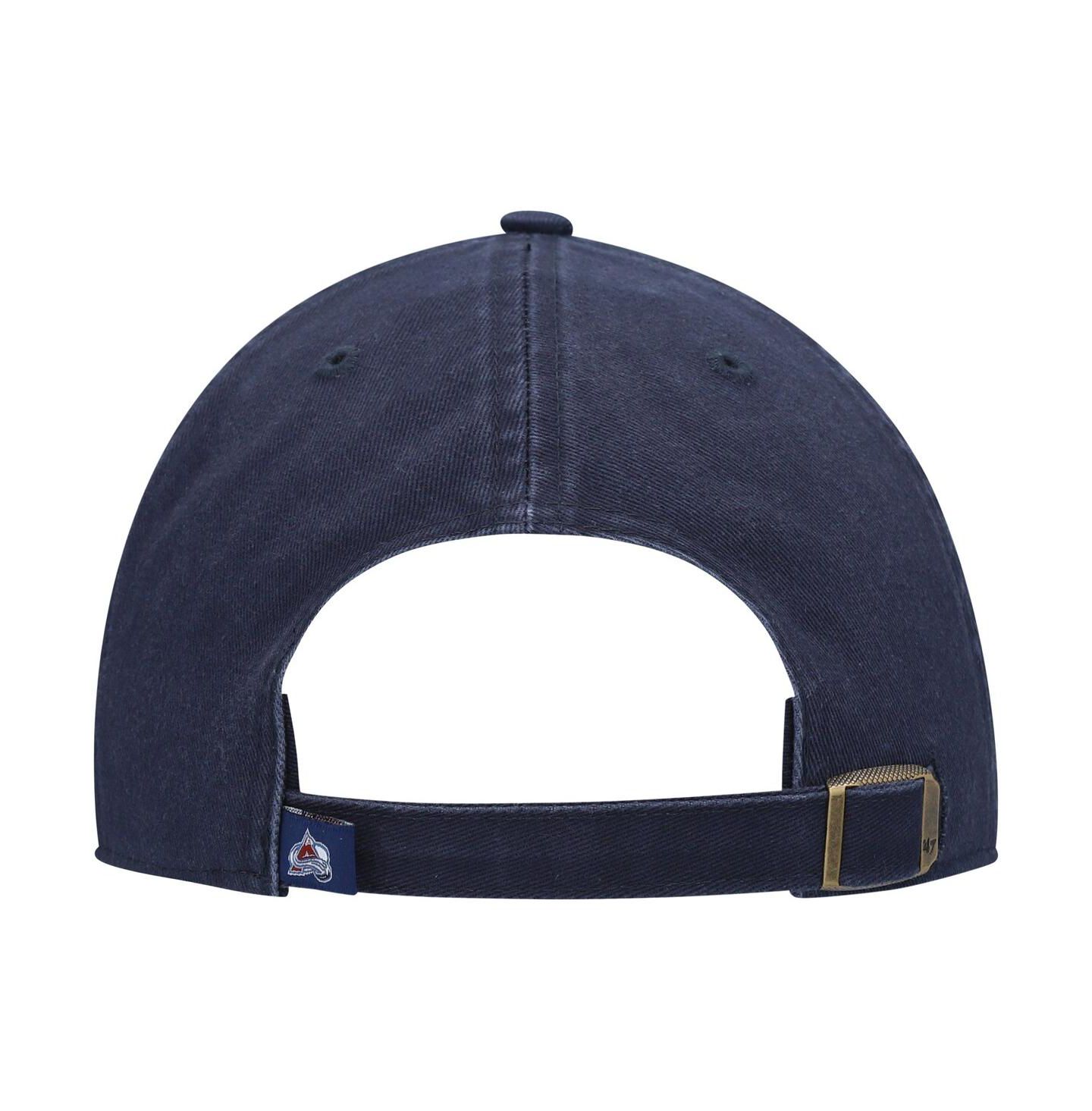 Мужская кепка '47 Brand Navy Colorado Avalanche Team Clean Up Adjustable Hat — фото 4
